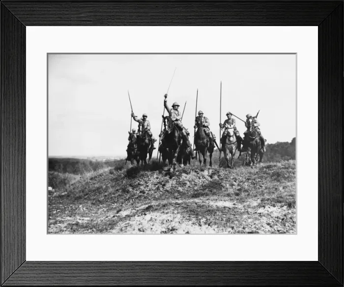Framed Print : French cavalry 1916 Framed Print : French cavalry 1916
