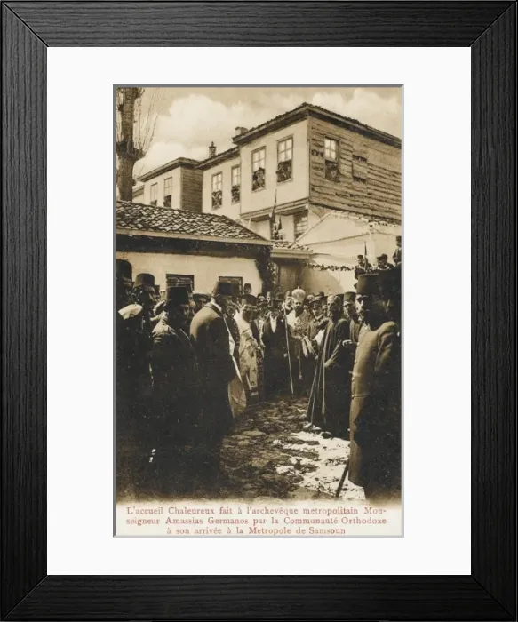 Framed Print : Samsun - Arrival of Metropolitan Archbishop Framed Print : Samsun - Arrival of Metropolitan Archbishop