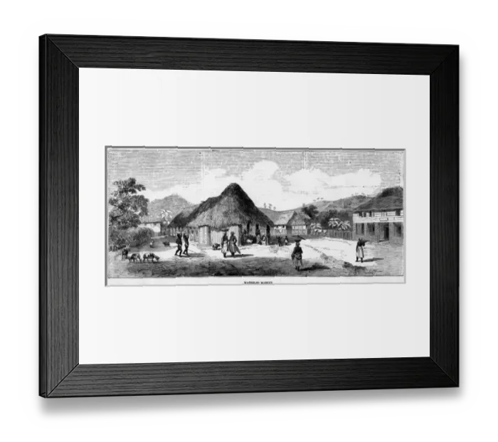 Framed Print : Sierra Leone Market Framed Print : Sierra Leone Market