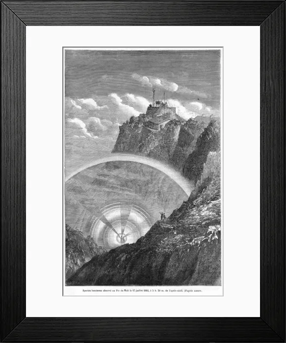 Framed Print : Mountain Mirage Framed Print : Mountain Mirage