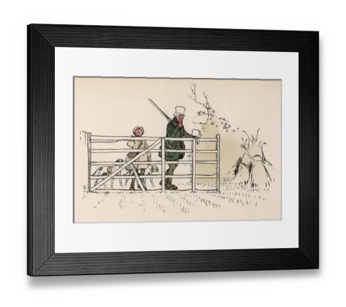 Framed Print : Bird shoot at Gate Aldin Framed Print : Bird shoot at Gate Aldin