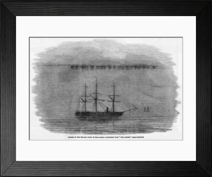Framed Print : Mirage in the Baltic Framed Print : Mirage in the Baltic