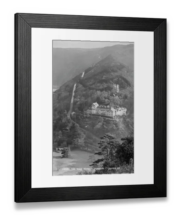 Framed Print : The Tors Hotel, Lynmouth Framed Print : The Tors Hotel, Lynmouth