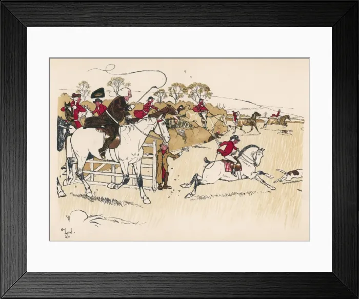 Framed Print : Chasing the Fox Aldin Framed Print : Chasing the Fox Aldin