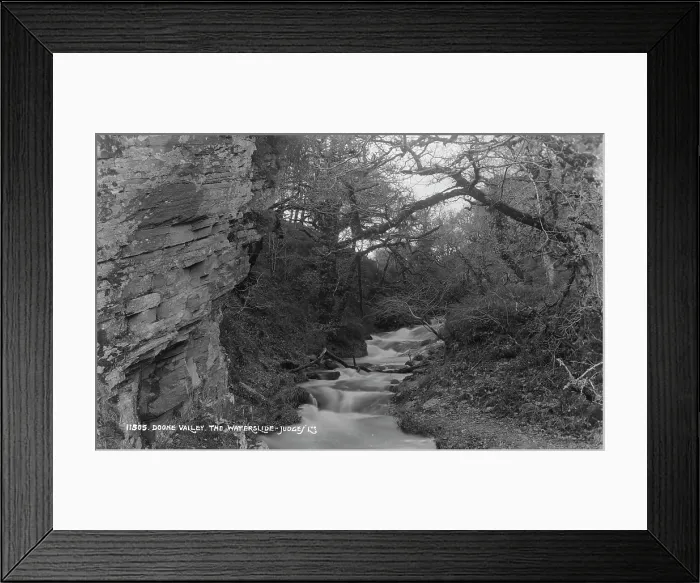 Framed Print : Doone Valley - The Waterslide Framed Print : Doone Valley - The Waterslide