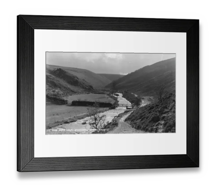 Framed Print : Doone Valley, Badgworthy Water Framed Print : Doone Valley, Badgworthy Water