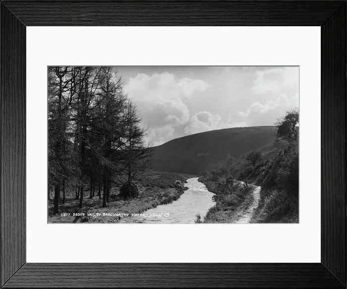 Framed Print : Doone Valley, Badgworthy Water Framed Print : Doone Valley, Badgworthy Water