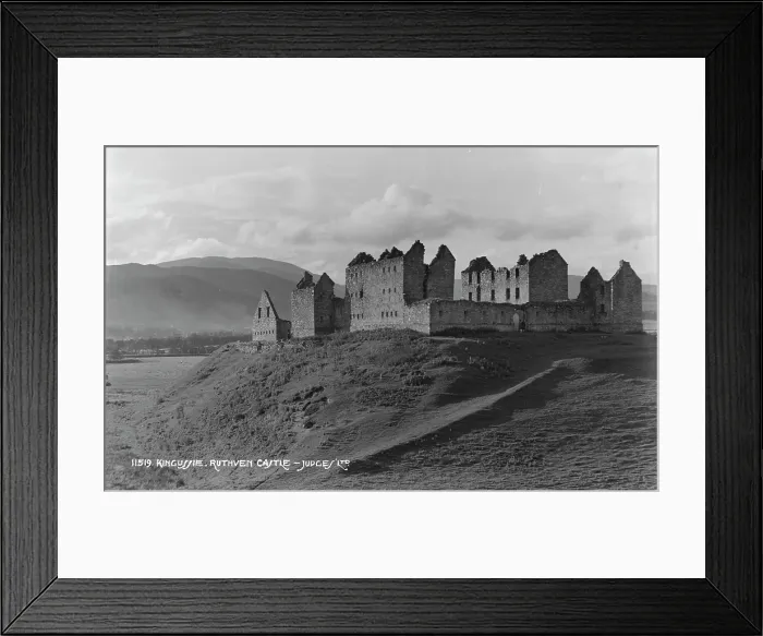 Framed Print : Ruins of Ruthven Castle