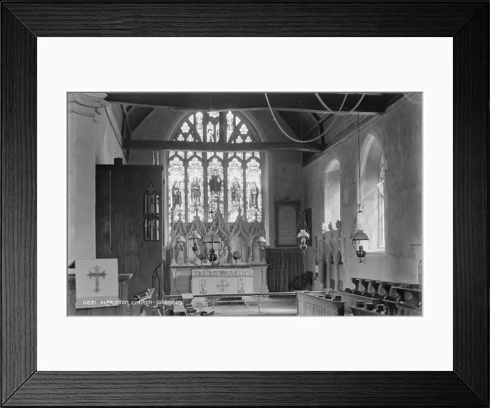 Framed Print : Interior of Alfriston Church Framed Print : Interior of Alfriston Church