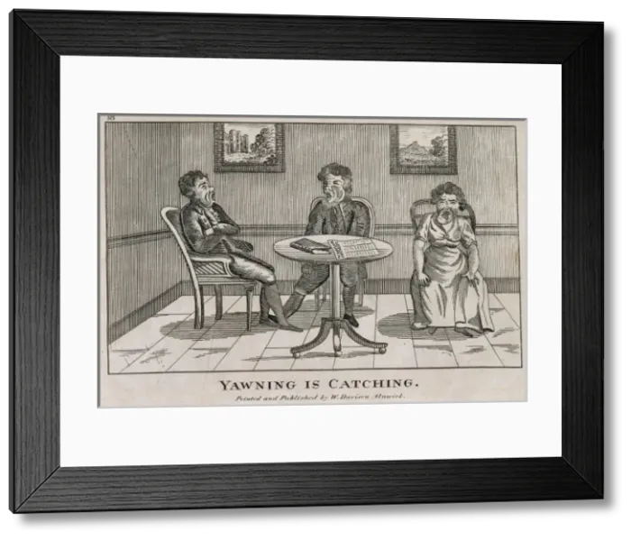Framed Print : Yawning is Catching Framed Print : Yawning is Catching