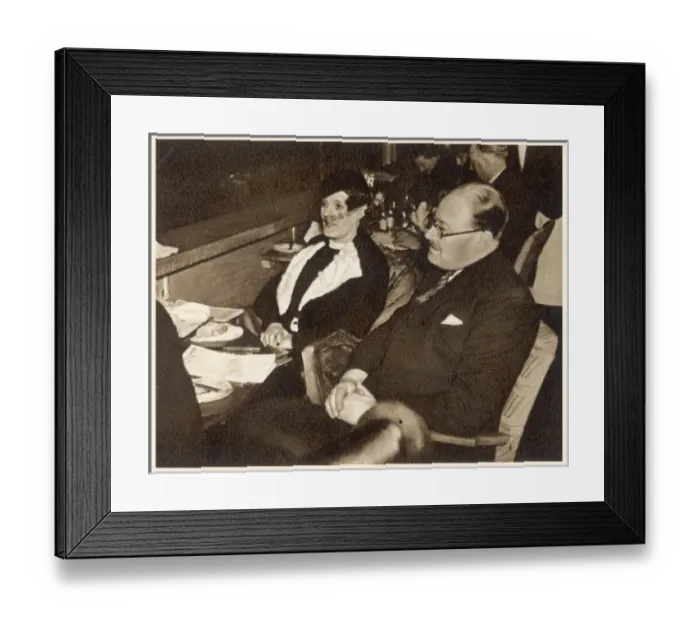 Framed Print : Well-known patrons of greyhound racing: Mr and Mrs M. Yate Framed Print : Well-known patrons of greyhound racing: Mr and Mrs M. Yate