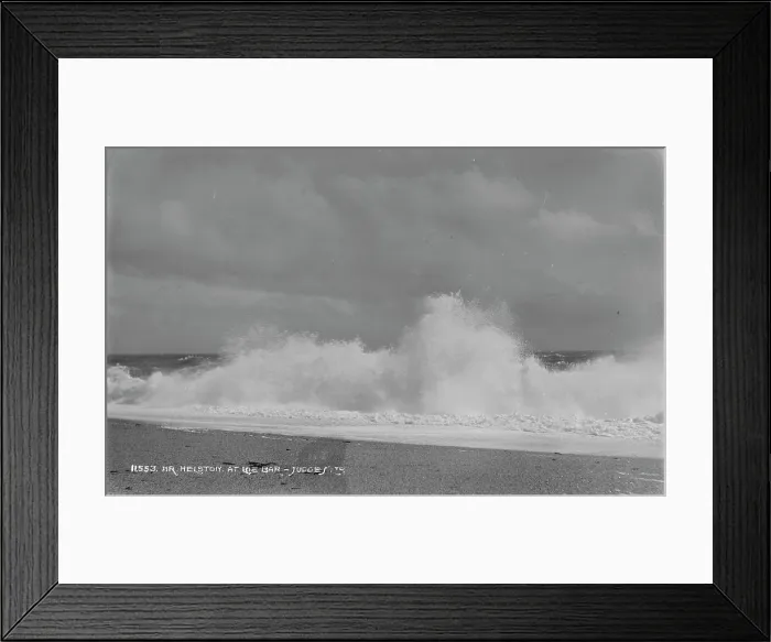 Framed Print : Waves Crashing at Ice Bar Framed Print : Waves Crashing at Ice Bar