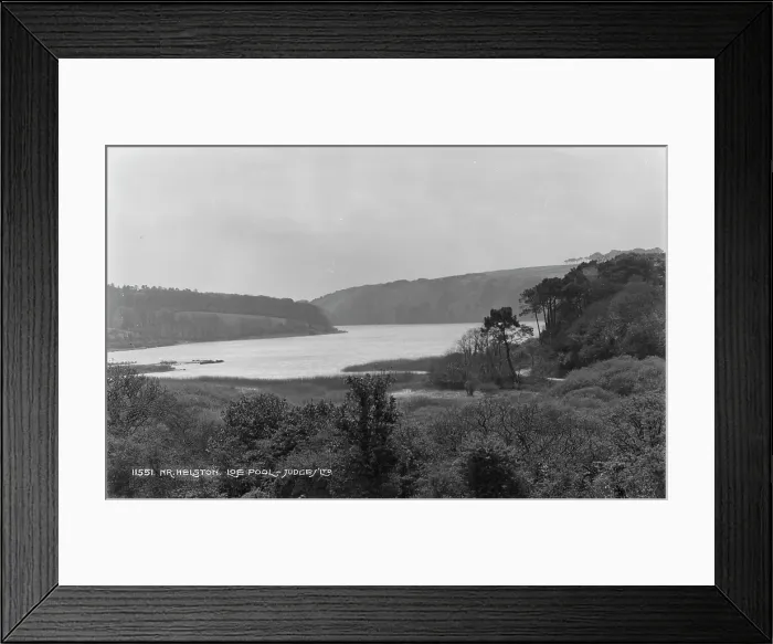 Framed Print : Scenic View of Loe Pool Framed Print : Scenic View of Loe Pool