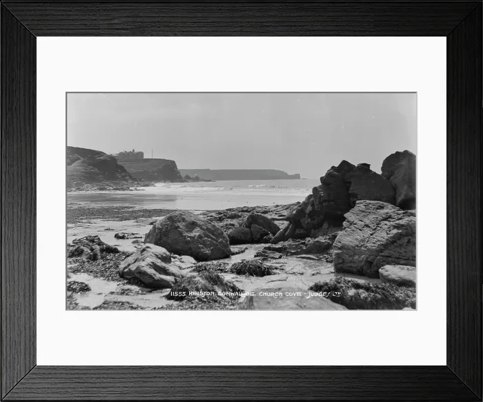 Framed Print : Church Cove at Gunwalloe Framed Print : Church Cove at Gunwalloe