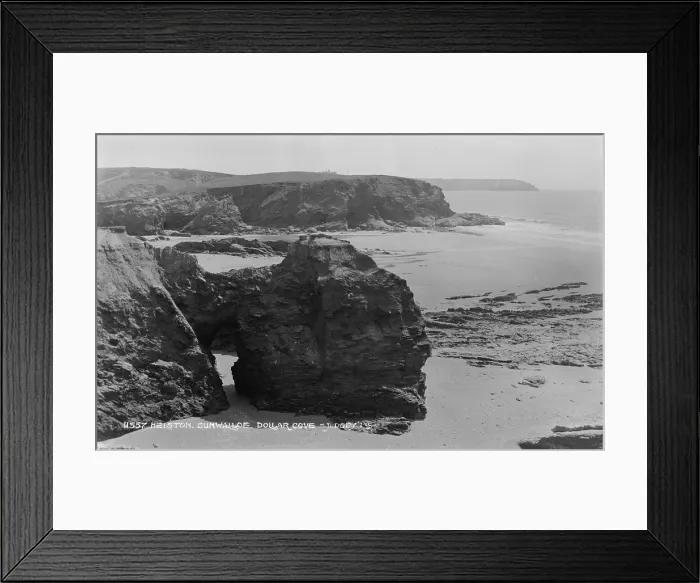 Framed Print : Dollar Cove at Gumwalloe Framed Print : Dollar Cove at Gumwalloe