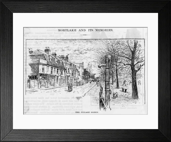 Framed Print : Mortlake, London Framed Print : Mortlake, London