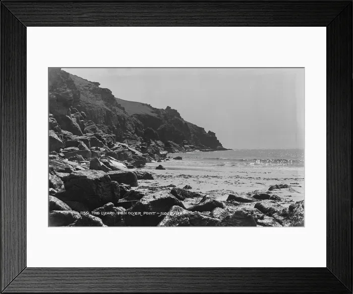 Framed Print : The Lizard, Pen Olver Point Framed Print : The Lizard, Pen Olver Point