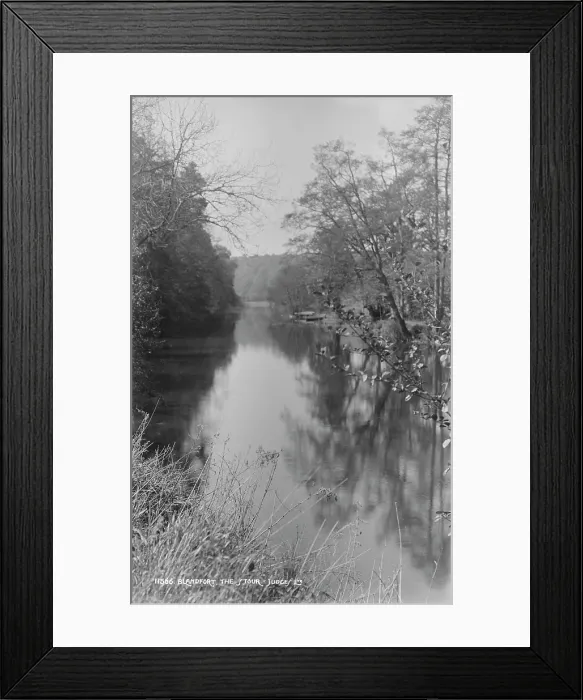 Framed Print : The Stour at Blandford