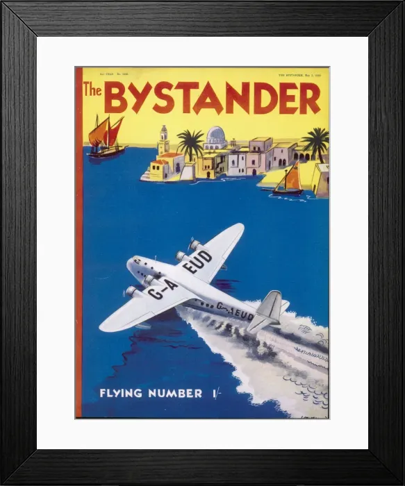 Framed Print : The Bystander Flying Number Framed Print : The Bystander Flying Number