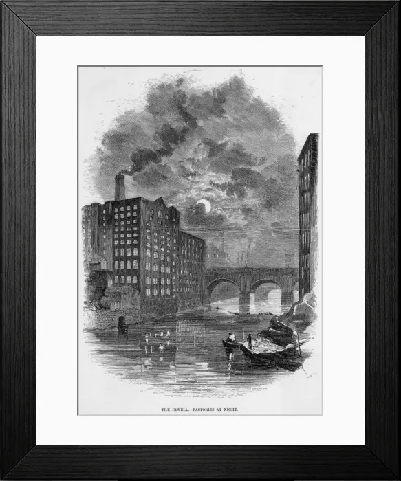 Framed Print : Manchester Framed Print : Manchester