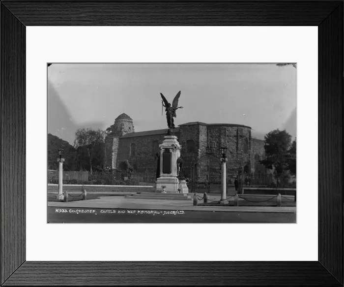 Framed Print : Colchester Castle and War Memorial Framed Print : Colchester Castle and War Memorial