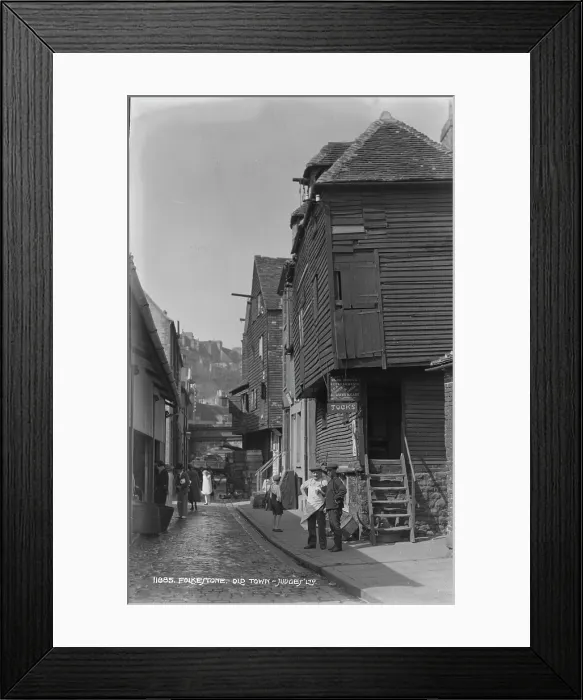 Framed Print : Old Town Street Scene Framed Print : Old Town Street Scene