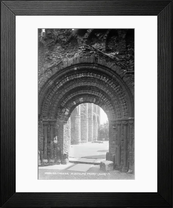 Framed Print : St. Botolph's Priory Archway Framed Print : St. Botolph's Priory Archway