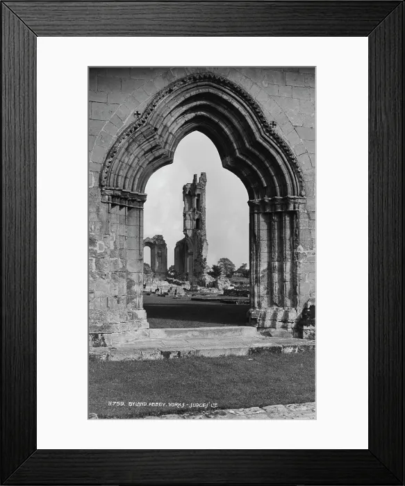 Framed Print : Byland Abbey Ruins Framed Print : Byland Abbey Ruins