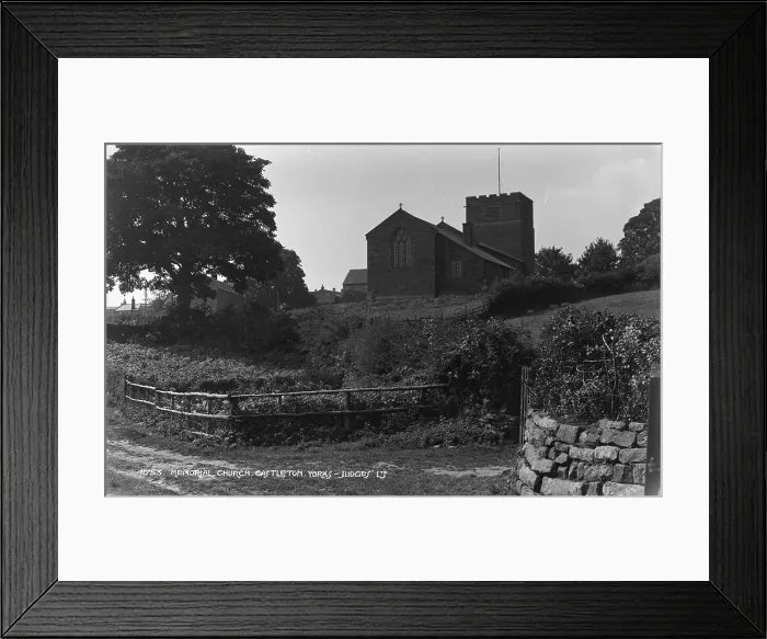 Framed Print : Memorial Church in Castleton Framed Print : Memorial Church in Castleton