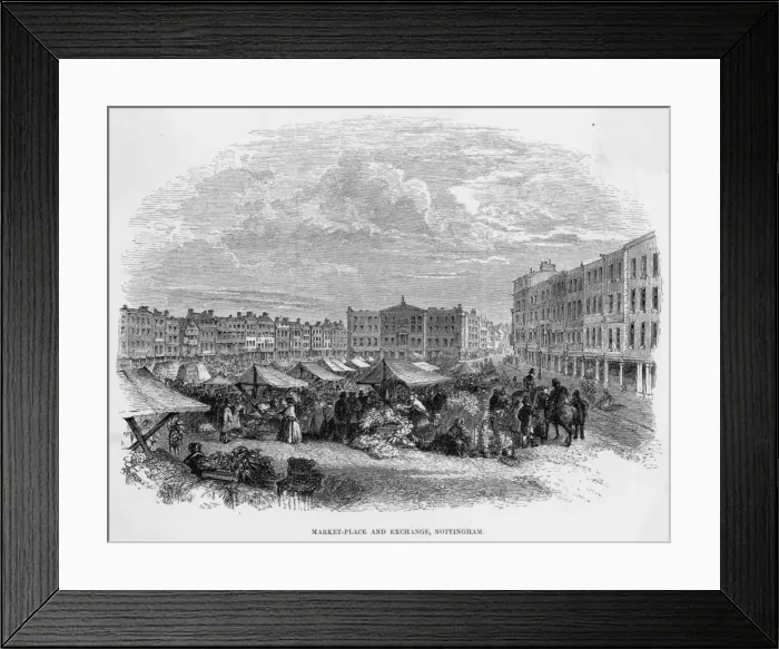 Framed Print : Nottingham Framed Print : Nottingham
