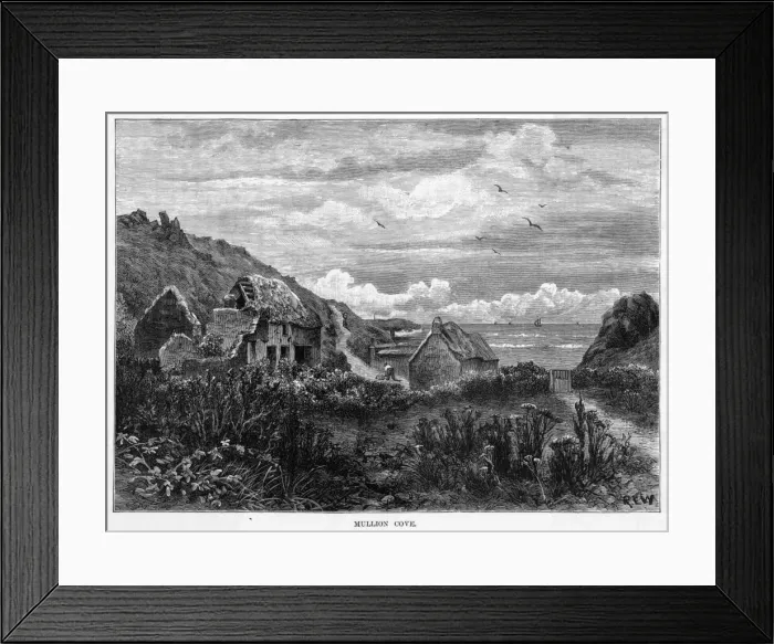 Framed Print : Mullion Cove, Cornwall Framed Print : Mullion Cove, Cornwall