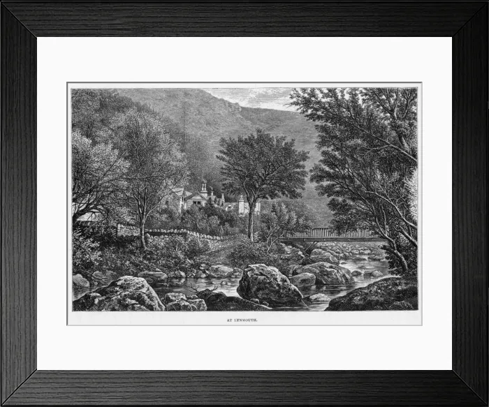 Framed Print : Lynmouth, Devon Framed Print : Lynmouth, Devon