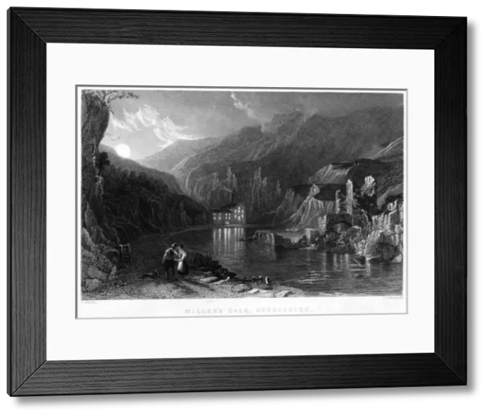 Framed Print : Millers Dale, Derbyshire Framed Print : Millers Dale, Derbyshire
