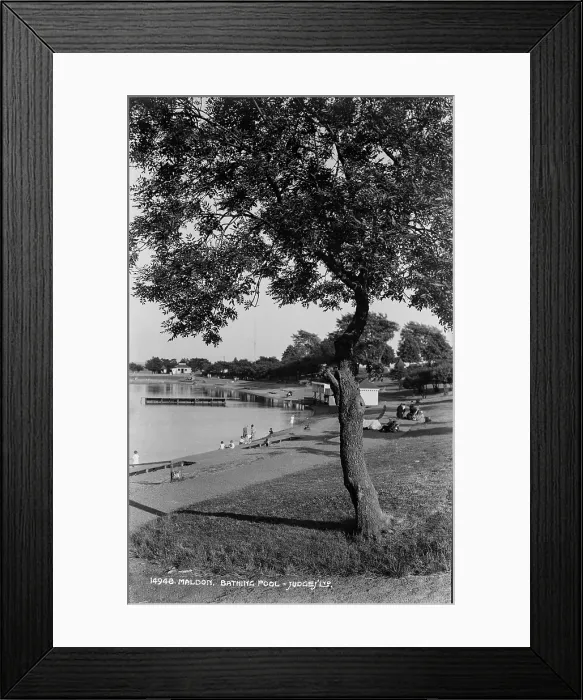 Framed Print : Bathing Pool at Maldon Framed Print : Bathing Pool at Maldon