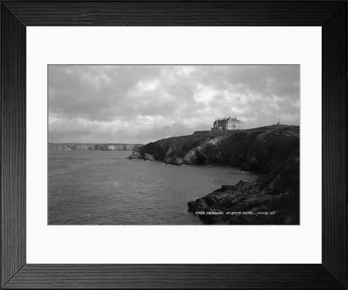 Framed Print : Atlantic Hotel in Newquay Framed Print : Atlantic Hotel in Newquay