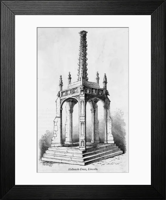 Framed Print : Lincoln. Holbeach Cross, Lincoln Framed Print : Lincoln. Holbeach Cross, Lincoln