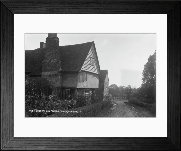 Framed Print : Old Flemish House