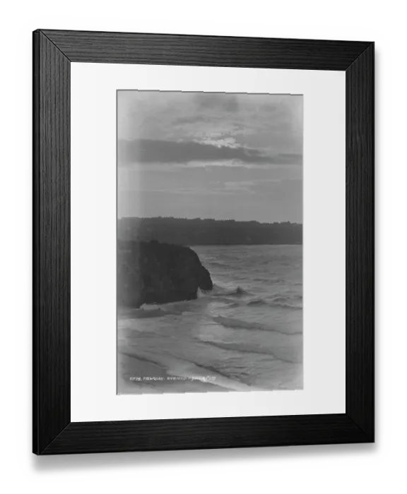 Framed Print : Evening at Newquay Framed Print : Evening at Newquay