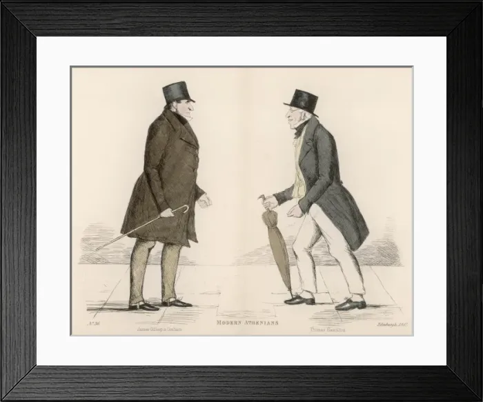 Framed Print : Modern Athenians plate 36 - Edinburgh Framed Print : Modern Athenians plate 36 - Edinburgh