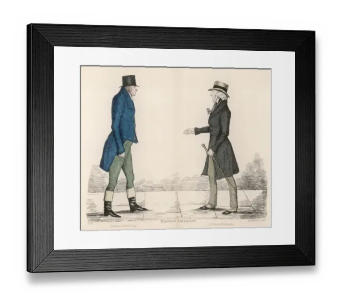 Framed Print : Modern Athenians plate 15 - Edinburgh Framed Print : Modern Athenians plate 15 - Edinburgh