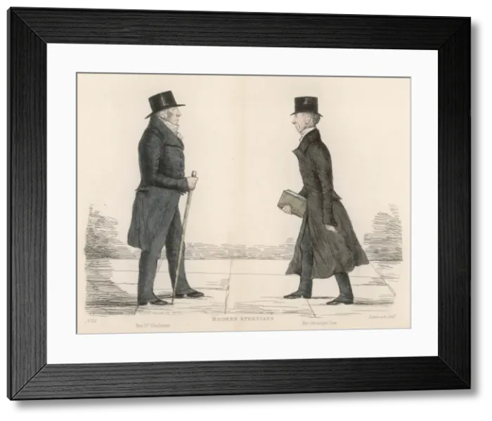 Framed Print : Modern Athenians plate 34 - Edinburgh Framed Print : Modern Athenians plate 34 - Edinburgh