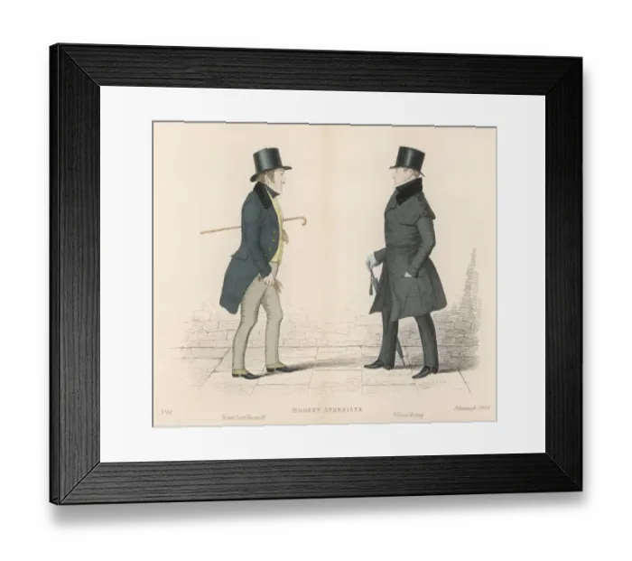 Framed Print : Modern Athenians plate 44 - Edinburgh Framed Print : Modern Athenians plate 44 - Edinburgh