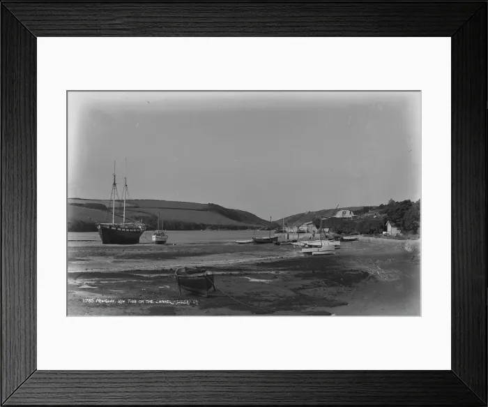 Framed Print : Low Tide at Newquay Framed Print : Low Tide at Newquay