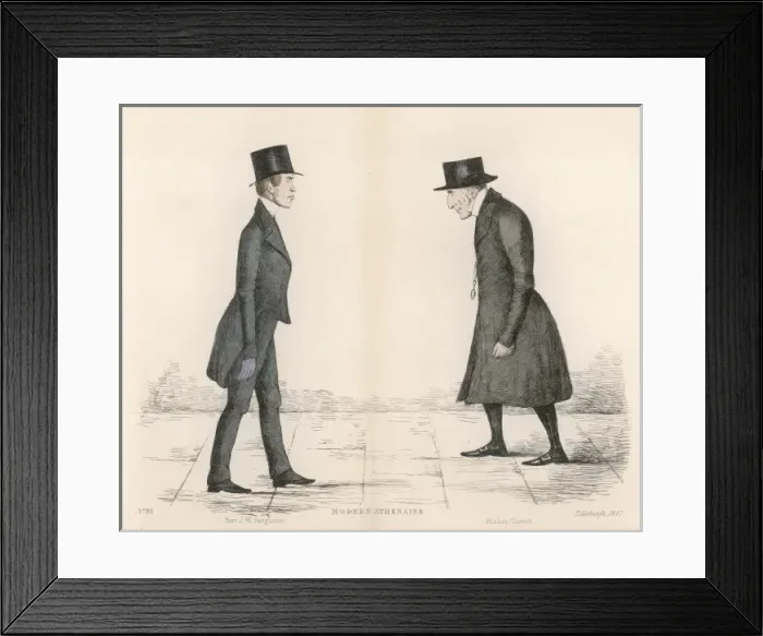 Framed Print : Modern Athenians plate 23 - Edinburgh Framed Print : Modern Athenians plate 23 - Edinburgh