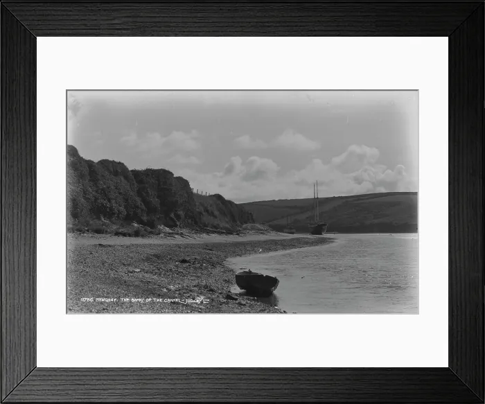 Framed Print : The Banks of the Cannel, Newquay