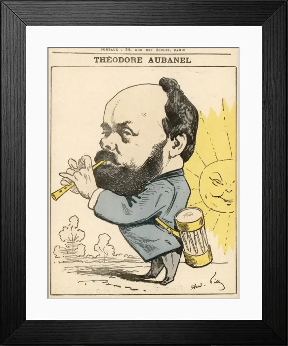 Framed Print : Theodore Aubanel / Gill Framed Print : Theodore Aubanel / Gill