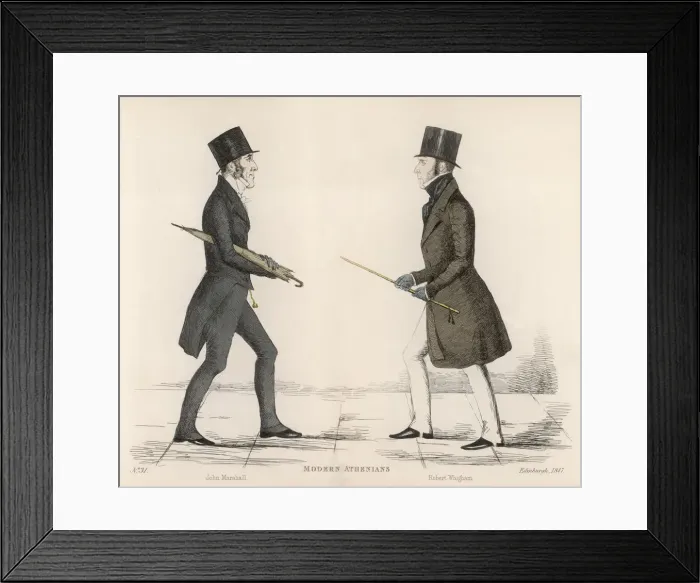 Framed Print : Modern Athenians plate 31 - Edinburgh Framed Print : Modern Athenians plate 31 - Edinburgh