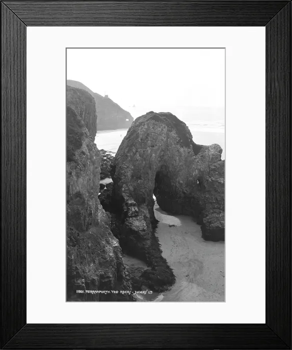 Framed Print : The Rocks at Perranporth Framed Print : The Rocks at Perranporth
