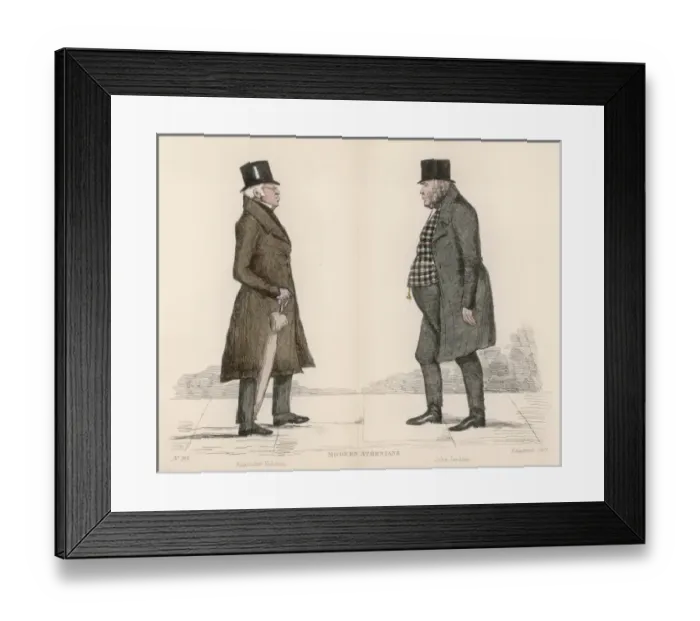 Framed Print : Modern Athenians plate 20 - Edinburgh Framed Print : Modern Athenians plate 20 - Edinburgh