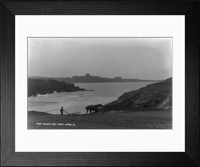 Framed Print : Newquay from Porth Judges Framed Print : Newquay from Porth Judges